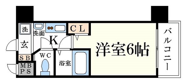 三ノ宮駅 徒歩5分 7階の物件間取画像